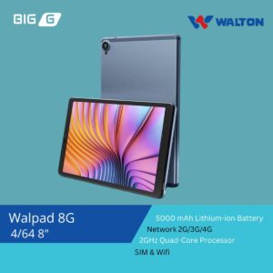 Walton Walpad 8G 4GB RAM 64GB Storage 8" Tablet-Silver